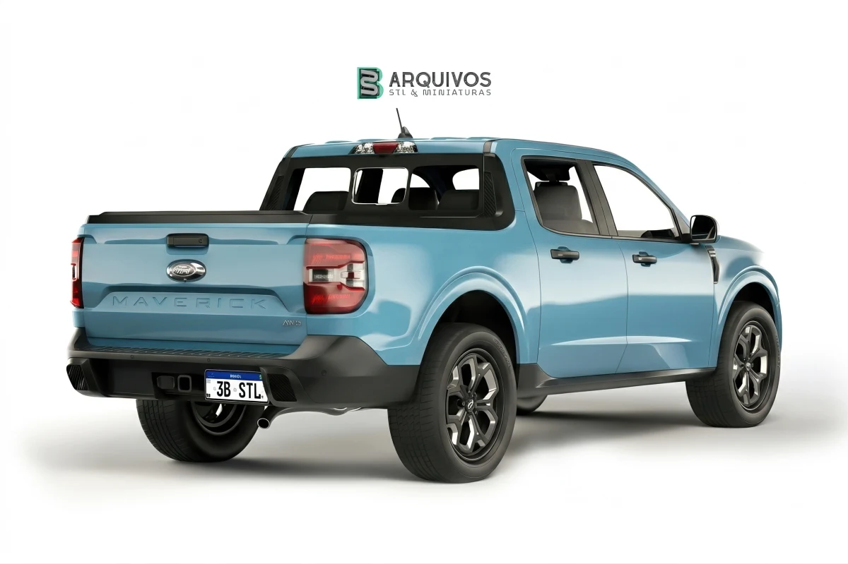 Modelo 3D STL - Ford Maverick Lariat 2022 — foto 6